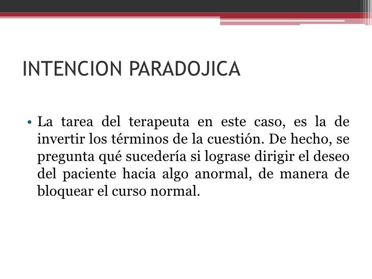 intencion paradojica viktor frankl